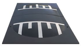 Gumacon® betondrempel 30 km - 4000x2250x235 mm - antraciet