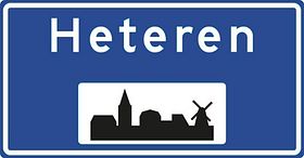 Verkeersbord RVV model H01a - Bebouwde kom