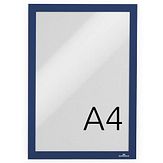 Informatiekader DURAFRAME® A4 - blauw - verpakking 10 stuks