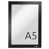 Informatiekader DURAFRAME® A5 - zwart - verpakking 10 stuks