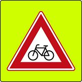 Verkeersbord RVV model J24f - Fietsers