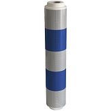 Verkeerszuilkoker - kunststof - klasse 3 - w/bl - kap 48/48 mm Ø