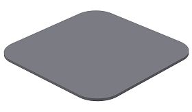 Bodemplaat Modula® trekput 300x300 mm