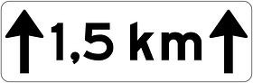 Verkeersbord Re-Sign 20 jaar - model OB411 .. km - 600x200 mm