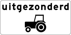 Verkeersbord Re-Sign 20 jaar - RVV model OB55 - 600x300 mm