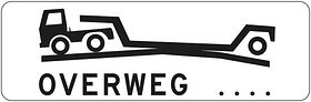 Verkeersbord RVV model OB617 - Lange lading overweg