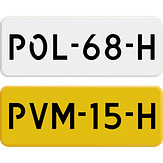Kentekenbord zonder pictogram (OB309)