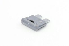 Steekzekering - standaard - 2A - grijs - per 50 stuks