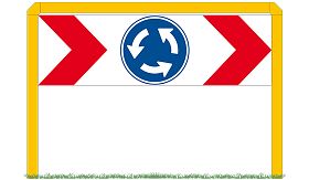 Rotondeportaal A - IND 80 - geel RAL 1023 - Klasse 3