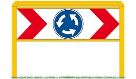 Rotondeportaal A - RB 80 - geel RAL 1023 - Klasse 3