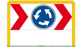 Rotondeportaal C - IND 80 - geel RAL 1023 - Klasse 3