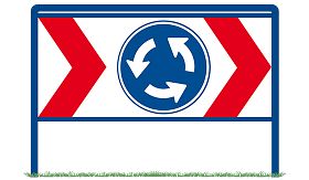 Rotondeportaal C - RB 60 - blauw RAL 5010 - Klasse 3