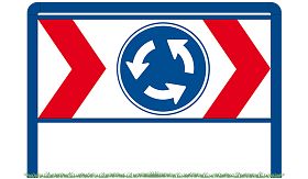 Rotondeportaal C - RB 90 - blauw RAL 5010 - Klasse 3