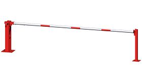 Slagboom + gasdrukveer - 4 meter - vangpaal & driekantslot
