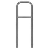 Sluishek - vast - met tussenbuis 140 cm hoog Ø 48 mm
