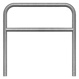 Sluishek - vast - met tussenbuis - Ø 60 mm - 120 cm hoog