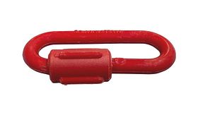 Musketonhaak - kunststof - rood