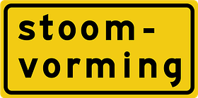 Verkeersbord RVV model OB604t - Stoomvorming