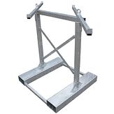 Transport- / opslagrek t.b.v. 20 dranghekken met grote en kleine voet