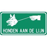 DOR 20 jr - model 9 - Honden aan de lijn - 600x300 mm