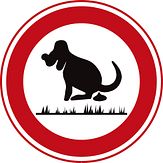 verkeersbord-model-21a-poepende-hond-met-gras