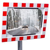 Verkeersspiegel - RVS anti-condens
