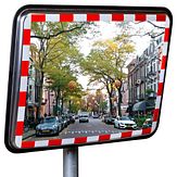 Verkeersspiegel - RVS - incl. beugel Ø 48-90 mm