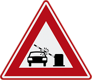 Waarschuwingsbord met aanpasbaar pictogram