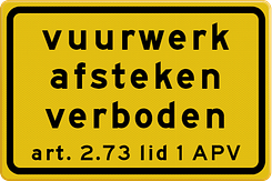 Attentiebord met eigen tekst