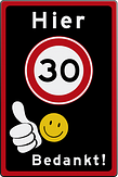 Attentiebord hoe hard rijdt u nu?