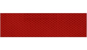 Zelfklevende reflector - 180x50 mm - rood - Klasse 3