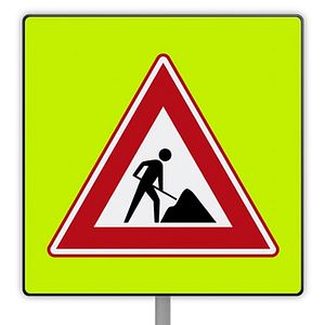 Waarschuwing en attentie borden