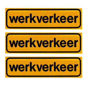 Werkverkeer borden