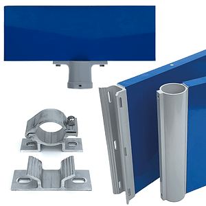 Klembeugels straatnaamborden