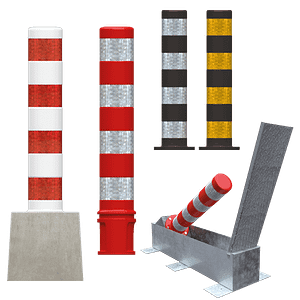 X-Last® flexibele fietspadpalen