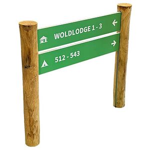 Bewegwijzering hout
