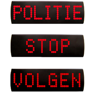Stop matrixborden